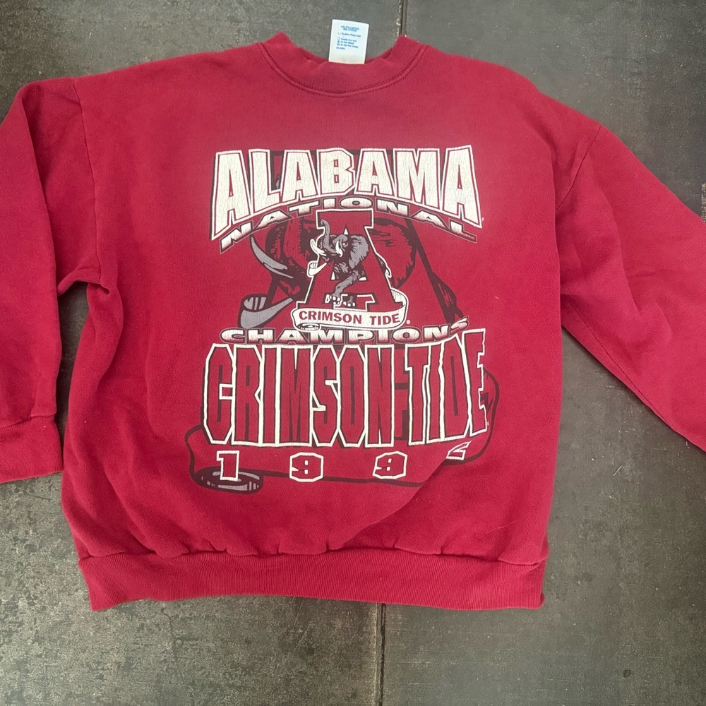 Alabama Crimson Tide Red Crewneck Sweater